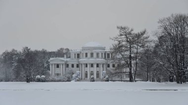 Saint Petersburg, Rusya - 23 Ocak 2019: Elagin Sarayı