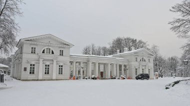 Saint Petersburg, Rusya - 23 Ocak 2019: bina Binicilik