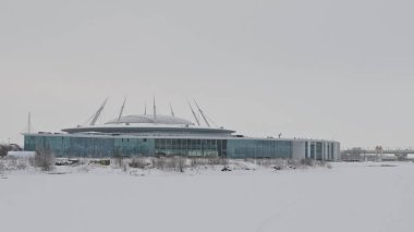 Saint Petersburg, Rusya - 23 Ocak 2019: Gazprom Arena