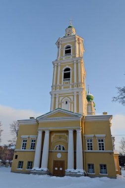 Saint Petersburg, Rusya - 23 Ocak 2019: Kutsal bakire duyuru Kilisesi