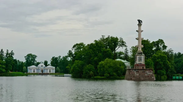 Pushkin Ryssland Juni 2010 Big Lake — Stockfoto