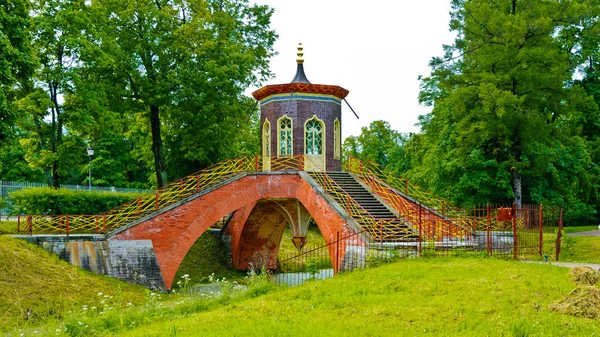 Пушкин Россия Июня 2010 Крестовый Мост — стоковое фото