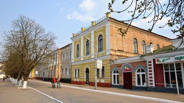 Nezhin, Ukrayna - 25 Nisan 2011: Gogolivska sokak