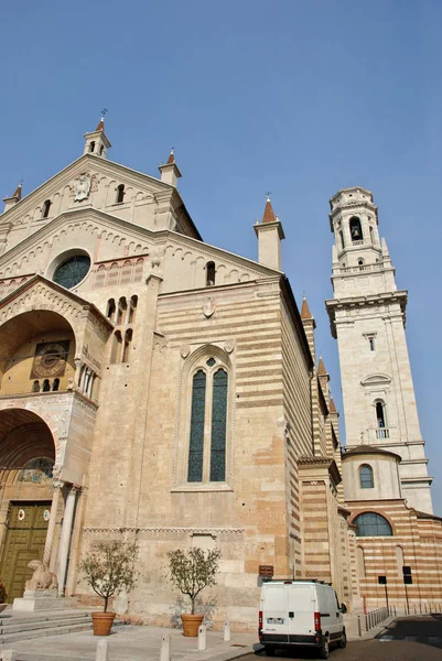Verona Itálie Březen 2011 Katedrála Santa Maria Matricolare — Stock fotografie