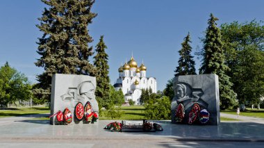 Yaroslavl, Rusya - 1 Temmuz 2014: Eternal flame