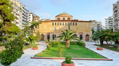 Selanik, Yunanistan-8 Eylül 2015: Ayasofya
