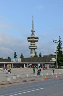 Thessaloniki, Yunanistan-Eylül 8, 2015: TV Kulesi