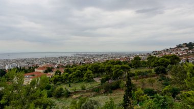 Selanik, Yunanistan-10 Eylül 2015: şehir manzaralı