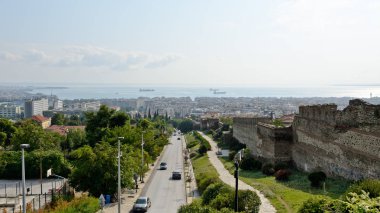 Selanik, Yunanistan-10 Eylül 2015: şehir manzaralı