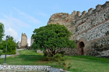 Thessaloniki, Yunanistan-Eylül 10, 2015: Castle Thessaloniki