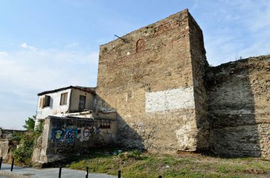 Thessaloniki, Yunanistan-Eylül 10, 2015: Castle Thessaloniki