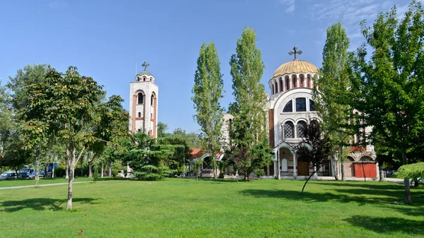 Thessaloniki Grécia Setembro 2015 Santos Cirilo Metódio Igreja Ortodoxa — Fotografia de Stock