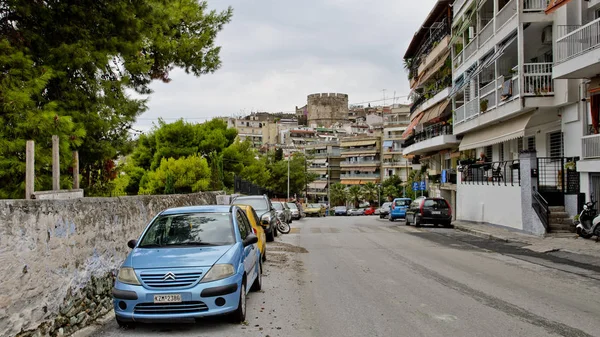 Θεσσαλονίκη Ελλάδα Σεπτεμβρίου 2015 Παλιά Πόλη — Φωτογραφία Αρχείου