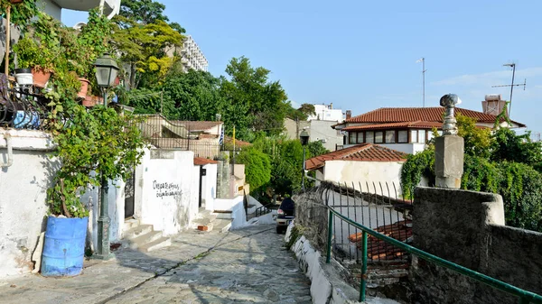Θεσσαλονίκη Ελλάδα Σεπτεμβρίου 2015 Οδός Παλαμιίδου — Φωτογραφία Αρχείου
