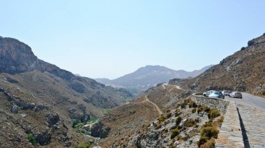 Rethymno, Yunanistan-Eylül 29, 2011: Kanyon Kotsifou