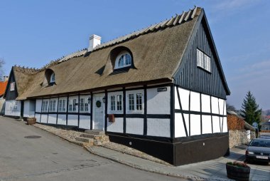 Roskilde, Danimarka-26 Şubat 2011: Sankt Peders Sokağı