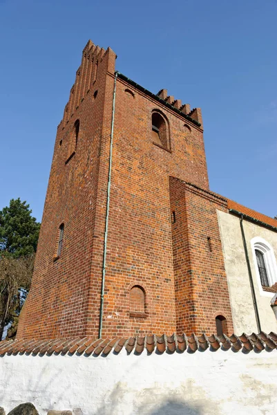 Roskilde Danimarka Şubat 2011 Jorgensbjerg Kilisesi — Stok fotoğraf