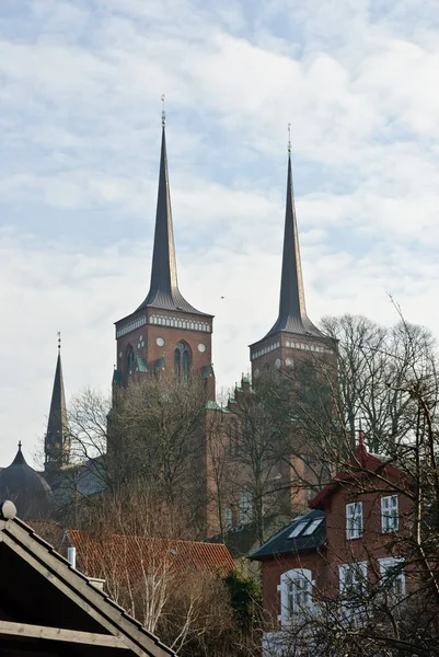 Roskilde Dania Lutego 2011 Roskilde Domkirke — Zdjęcie stockowe