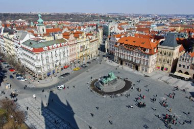 Prag, Çek Cumhuriyeti-Mart 9, 2010: Eski Kent Meydanı