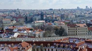 Prag, Çek Cumhuriyeti-Mart 9, 2010: şehir manzarası