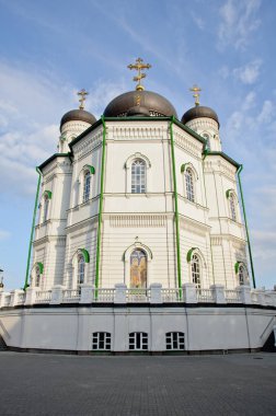 Voronezh, Rusya-20 Temmuz 2015: Blagoveshchensk Katedrali