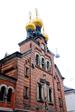 Kopenhag, Danimarka-Haziran 16, 2008: Alexander Nevsky Church