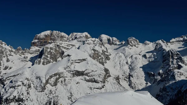 stock image Madonna di Campiglio, Italy - March 13, 2013: Valley Madonna di Campiglio