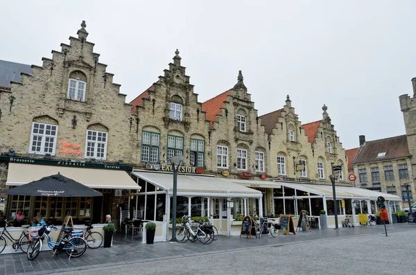 Veurne Bélgica Septiembre 2014 Grote Markt Square — Foto de Stock