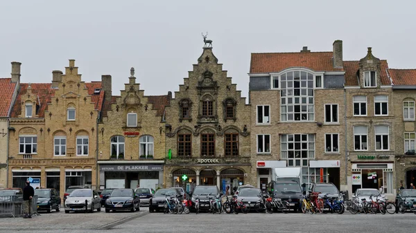 Veurne Belgique Septembre 2014 Place Grote Markt — Photo