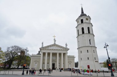 Vilnius, Litvanya - 3 Mayıs 2013: St. Stanislav Katedrali