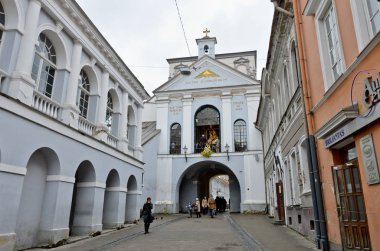 Vilnius, Litvanya - 3 Mayıs 2013: Meryem Ana Vilnius Şapeli