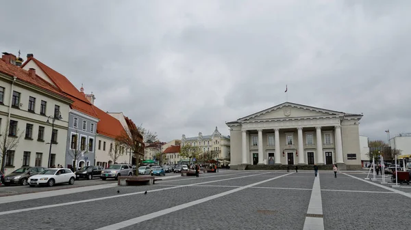 ビリニュス リトアニア 2013年5月3日 市庁舎広場 — ストック写真