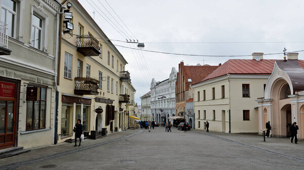 Vilnius, Lithuania - May 3, 2013: Gates of Dawn Street