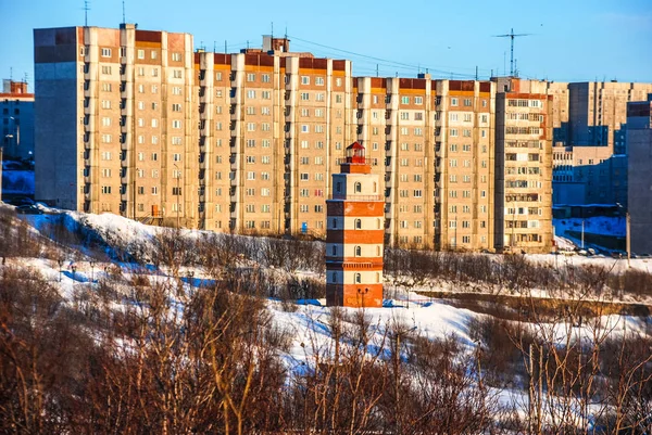 Мурманск Россия Марта 2008 Года Памятник Морякам Погибшим Мирное Время — стоковое фото