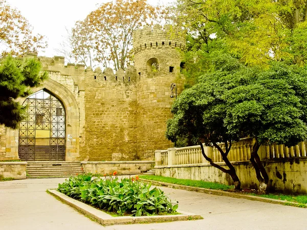 Baku Azerbaijan November 2006 Baku Old City Wall — Stock Photo, Image