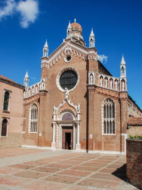 Venedik, İtalya - 12 Eylül 2007: Madonna dell'Orto Kilisesi