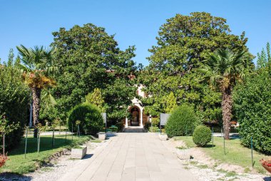 Venedik, İtalya - 12 Eylül 2007: San Michele mezarlığı