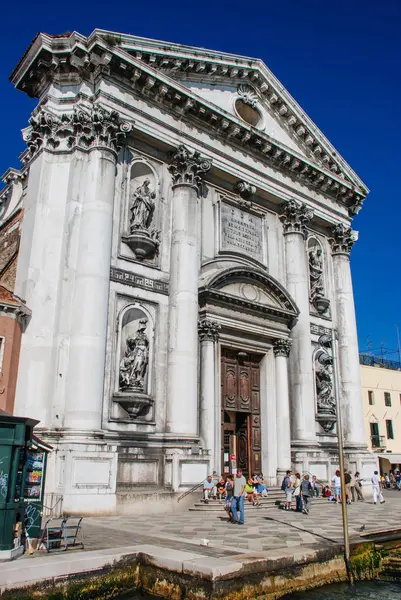 威尼斯 意大利 2007年9月12日 耶苏蒂教堂 — 图库照片