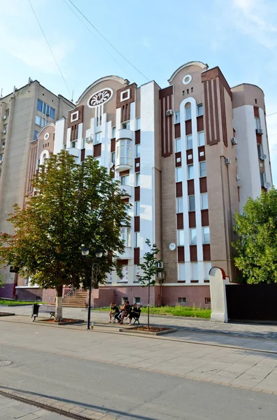 Saratov Rusia Julio 2019 Edificio Residencial Apartamentos —  Fotos de Stock