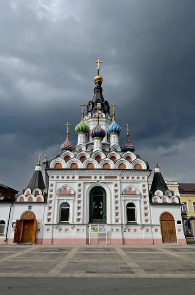Saratov Rússia Julho 2019 Templo Ícone Mãe Deus Quenten Minhas — Fotografia de Stock