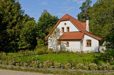 Polenovo, Rusya - 12 Eylül 2019: V. D. Polenov Atölyesi, Abbey