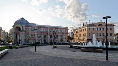 Tula, Rusya - 14 Eylül 2019: Tula State Engineering College N. Demidova