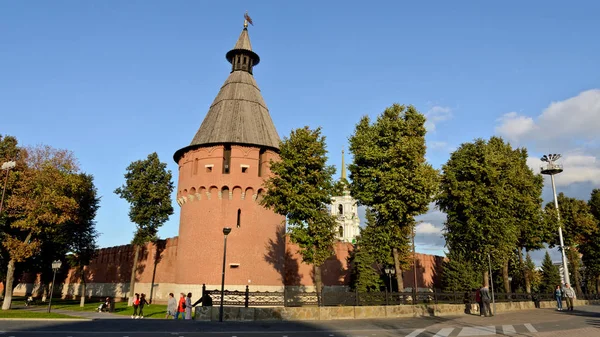 Tula Rusia Septiembre 2019 Torre Spasskaya —  Fotos de Stock