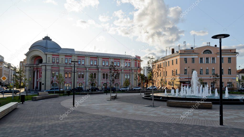 Tula, Russia - September 14, 2019: Tula State Engineering College N. Demidova