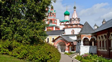 Zvenigorod, Rusya - 28 Ağustos 2014: Savvino Storozhevsky Manastırı