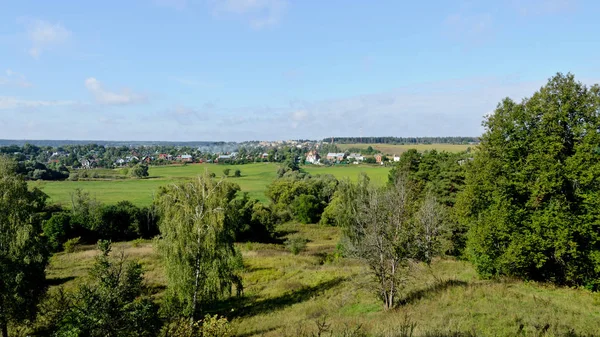 Zvenigorod Rusia Agosto 2014 Vista Desde Monasterio Savvino Storozhevsky — Foto de Stock