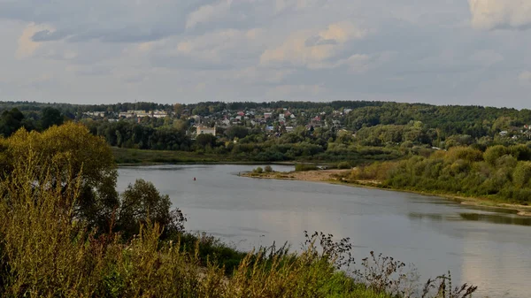 Tarusa Rosja Września 2019 Widok Miasto — Zdjęcie stockowe