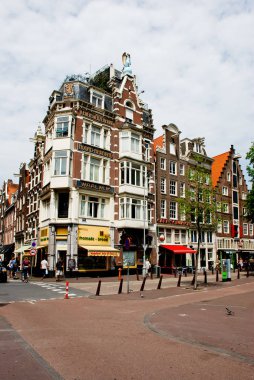 Amsterdam, Hollanda - 1 Haziran 2008: Herengracht sokak