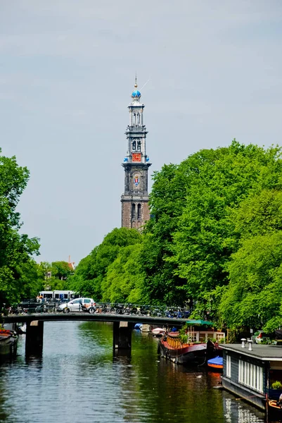 Amsterdam Paesi Bassi Giugno 2008 Westerkerk Church — Foto Stock