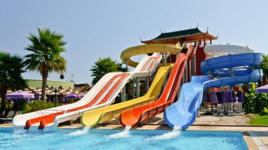 Serik / Antalya, Türkiye -28 Eylül 2012: Siam Elegance Resort & Spa aquapark